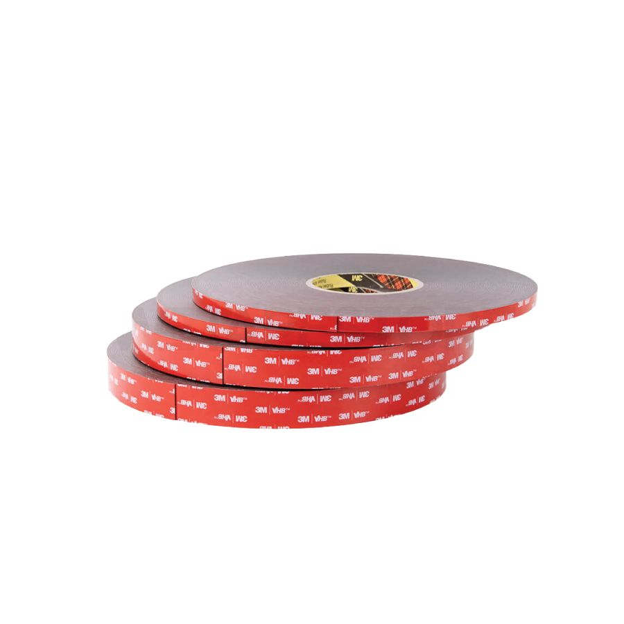เทปกาว 2 หน้า 3M VHB 4611F สีเทาเข้ม หนา 1.1 มม. ทนอุณหภูมิสูง